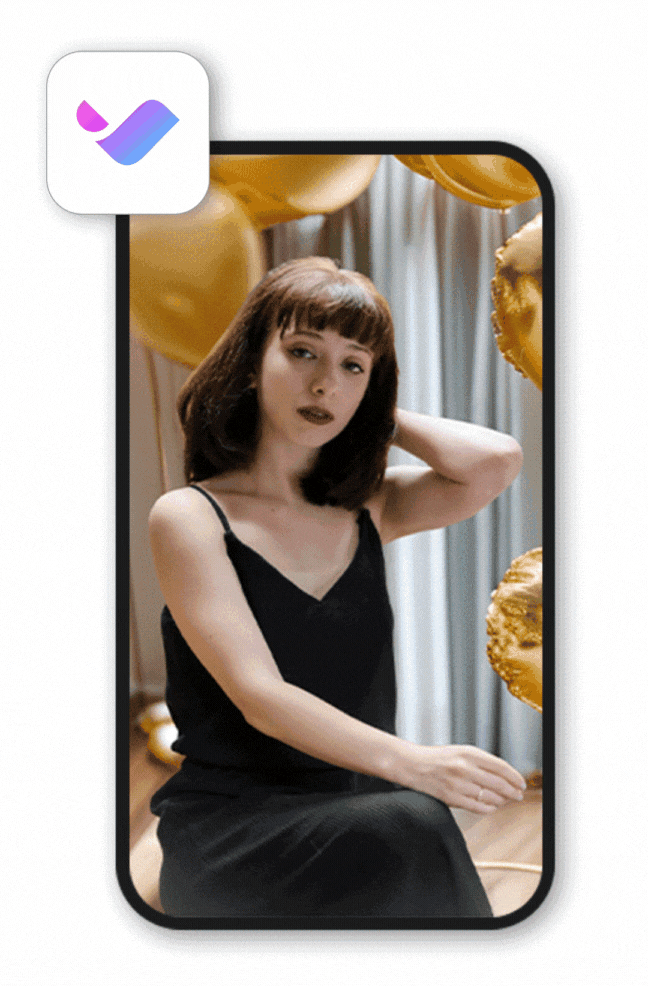 Vivid Glam - Foto- und Video-Hintergrund ändern mit der besten KI-Retusche-App